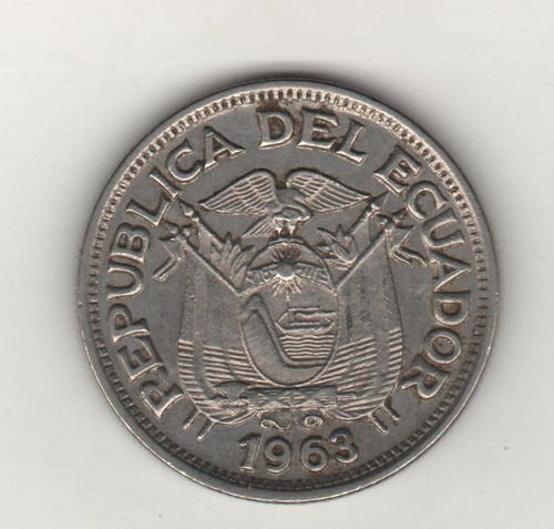 Ecuador Moneda De 50 Centavos Año 1963 Km 81 - Sc-