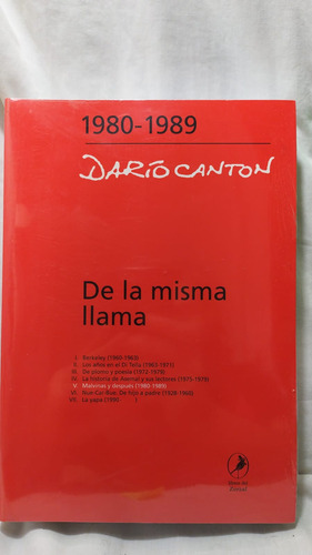 Dario Canton 1980-1989 De La Misma Llama