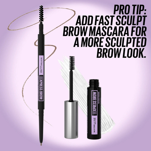 Maquiagem Sobrancelhas Maybelline Express Brow Taupe 253 Marrom-claro