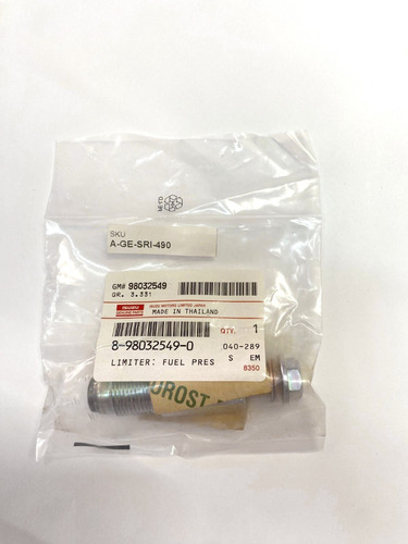 Valvula Limitadora Riel Nissan Cabstar 2006-2013 2.5l