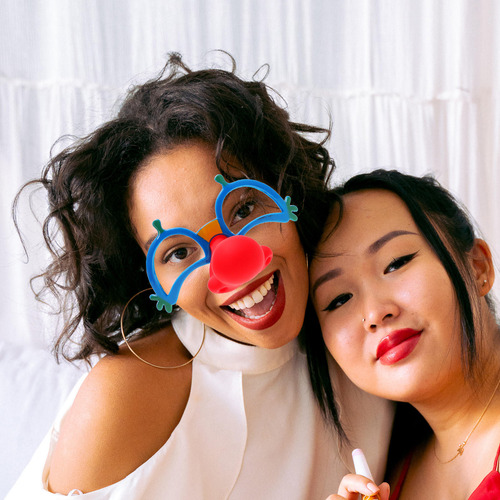 2 Divertidos Anteojos De Fiesta, Creativos, De Payaso, Nariz