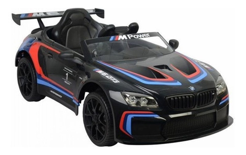Coche eléctrico infantil Bmw M6 Gt3 C. Remote 12 V negro