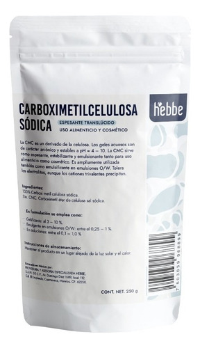 Carboximetilcelulosa Cmc Espesante Traslucido Cosmético 500g