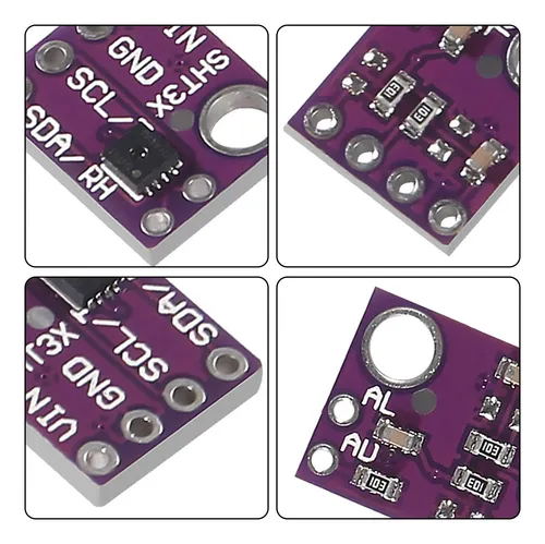 Coliao 4 Unidades Sht31-d Sensor De Temperatura Y Humedad G.