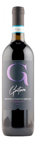Vino Gaetano 100% Uva Montepulciano Doc Italiano Importado
