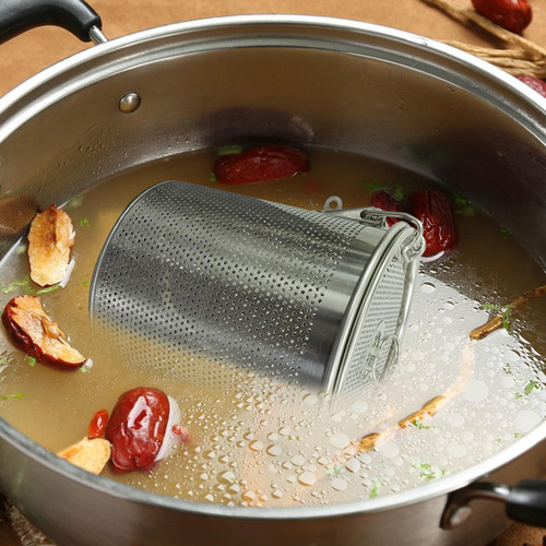 Colador De Bolas De Té, Filtro De Especias, Cesta 12cmx13cm