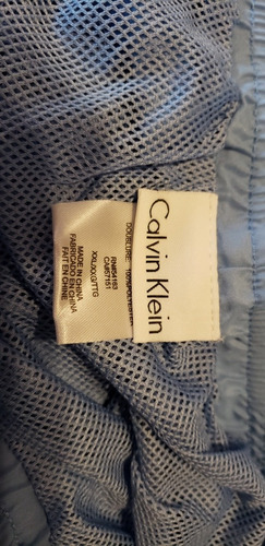 Imagen 3 de 4 de Pantalon De Baño Calvin Klein Celeste Xxl Y Large( 1307 )