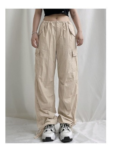Pantalones Cargo Para Mujer Hippie Joggers Y2k Aesthetic #v
