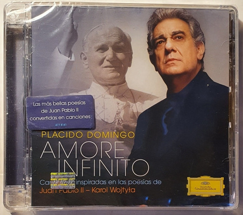 Cd Placido Domingo - Amore Infinito - Juan Pablo I I