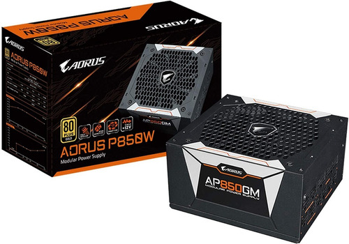 Fuente De Alimentación Pc Gigabyte Aorus 80+gold 850w Black 