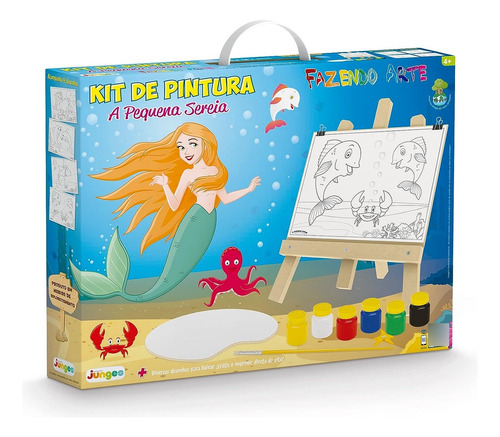 Kit De Pintura - A Pequena Sereia Junges