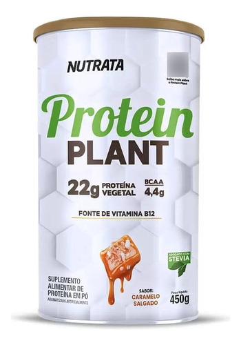Proteína Vegetal Protein Plant Caramelo Salgado Nutrata 450g