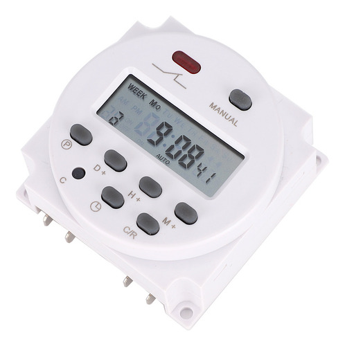 Temporizador Programable, 12 V, 16 A, Microordenador Semanal
