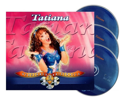 Tatiana Versiones Originales Box 3 Discos Cd Versión Del Álbum Estándar