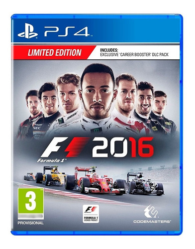 F1 2016 Ps4 - Juego Fisico - Prophone