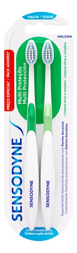 Cepillo Sensodyne Multi Protection Suave 2 Unidades Blanco