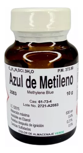 METHYLENE BLUE 2%, Azul Metileno 1 fl oz 