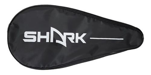 Capa Para Raquete Beach Tennis - Shark - Preto C/branco Cor Preto e Branco