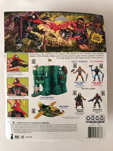 Mosquitor Motu Origins Deluxe Retro Play Mattel Wave 6 (Usado)
