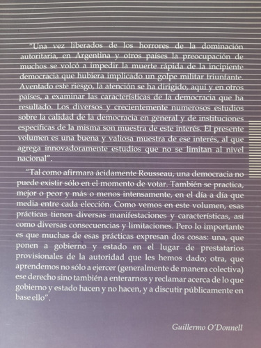 Evaluando El Desempeño Democrático - Juan Abal Medina (Usado)