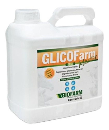 Glicofarm Master Galão 5 Lts - Biofarm