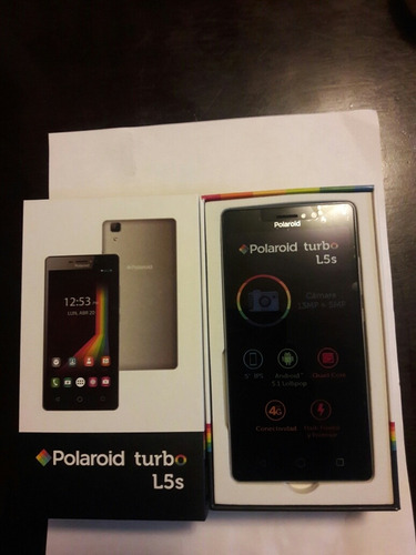 Celular Polaroid Turbo L5s Color : Plata