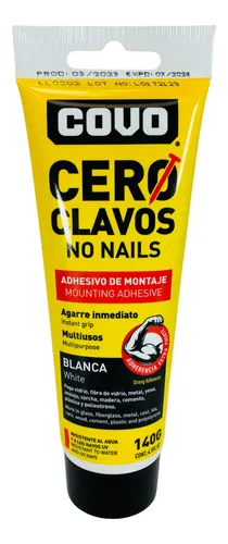 comprar Pega Adhesivo De Montaje Cero Clavos 140g No Mas Clavos Covo