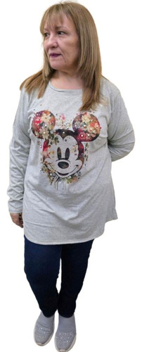 Remera Algodon Spum Sublimada Mangas L,personalizada T 1 A 8