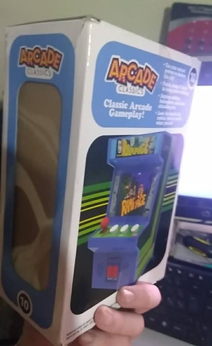 2017 Arcade Classics Rampage 10 Mini Hand Held 12cms (Usado)