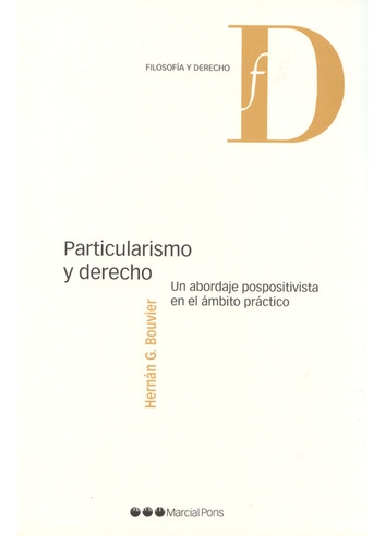 Libro Particularismo Y Derecho