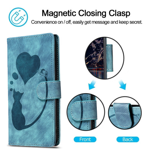 Funda De Teléfono De Cuero Para Samsung Galaxy A54 A34 A24 A