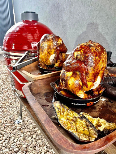 Imagen 4 de 9 de A-pollo De Cerámica Base De Cocción Kamado B10 X 2 Unid