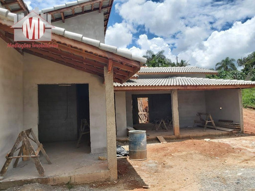 Linda Chácara Em Fase De Construção, Com 3 Dormitórios, Piscina, Ótima Localização, À Venda, 1000 M² Por R$ 380.000 - Zona Rural - Pinhalzinho/sp - Ch0820