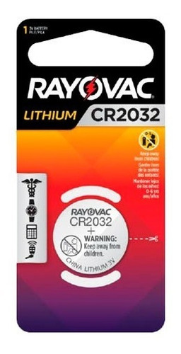 Imagen 2 de 4 de Pila Bateria Lithium Rayovac Cr2016 Cr2032 3v Al Mayor