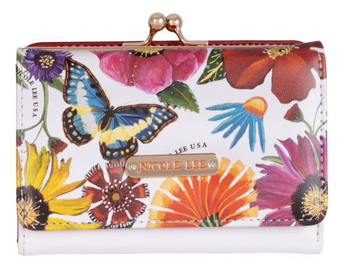 Cartera Agustina Nicole Lee Estampada Con Solapa Fw23