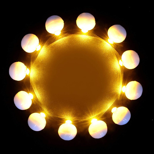 Lámpara De Bola Led Redonda Amarilla 100 Unids/lote