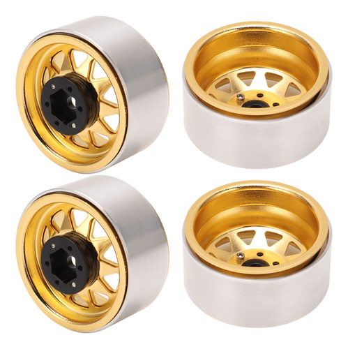 Rc Wheel Hub, 4 Unidades, Placa De Acero Estampada Triangula