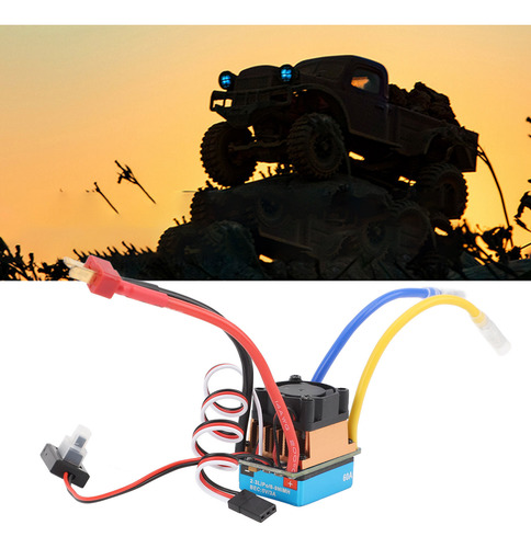 Controlador De Velocidade Esc Escovado 480a, 3 Modos Múltipl