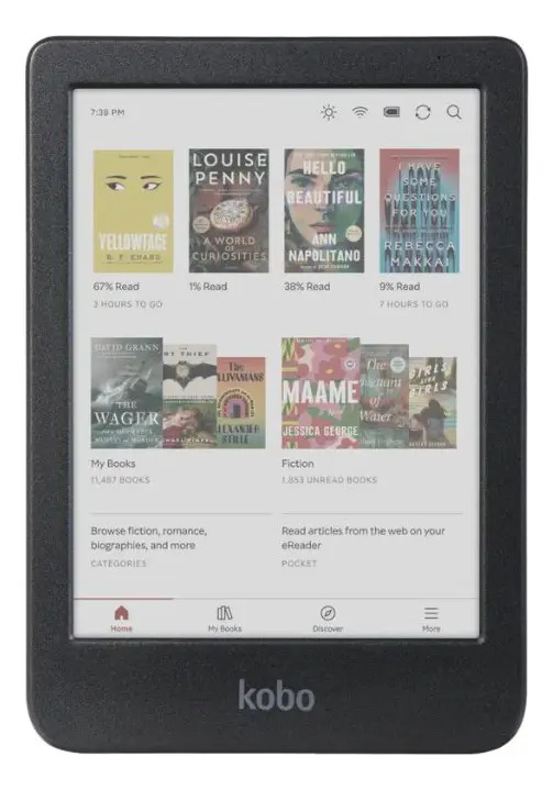 Kobo Clara Colour E-reader Negro 16gb Pantalla 6 Hd Color Negro