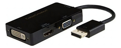 Cablecreation Multi-funcion Displayport Dp A Hdmi/dvi/vga Ad