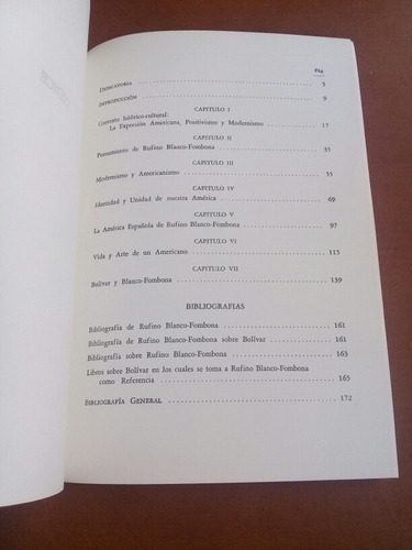 Libro Rufino Blanco Fombona Y Su Pensamiento Americanista (Usado)