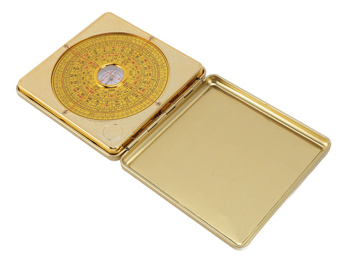 Antigo Feng Shui Luo Pan Iron Precise Flip Cover Feng