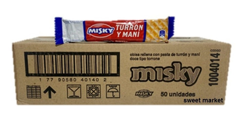 Turron De Mani Misky X 50u - Sweet Market