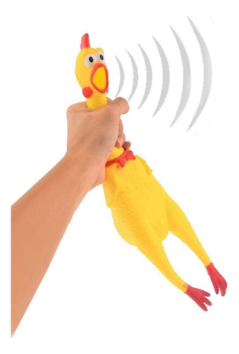 Pollo Chillon Gallina Chifle Grande 40 Cm