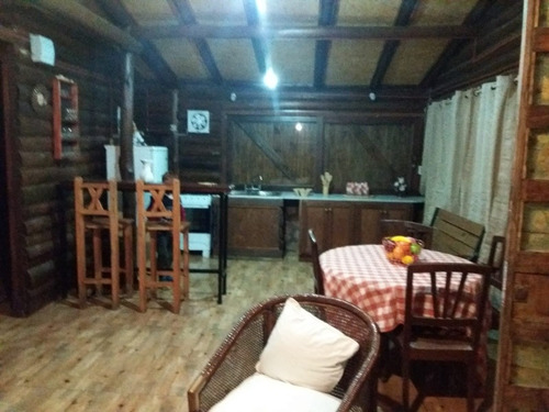 Imagen 8 de 12 de Hermosa Y Confortable Cabaña De Tronco A Estrenar Alquiler T