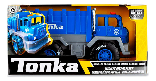 Basic Fun Tonka - Camión De Basura Mighty Metal Fleet