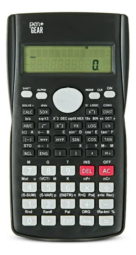 Calculadora Cientifica Escolar Pen+gear C/ 401 Funciones *sk Color Negro