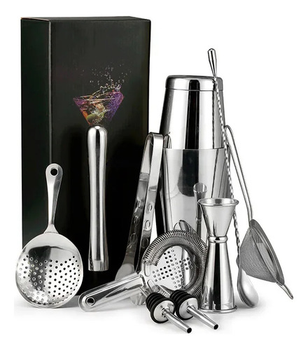 Black Gun - Plating 12-piece Set - Multicolor Spot 304l