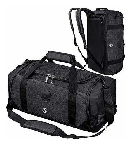 Bolso Deportivo De Lona - Gym Duffle Bag Backpack Waterproo