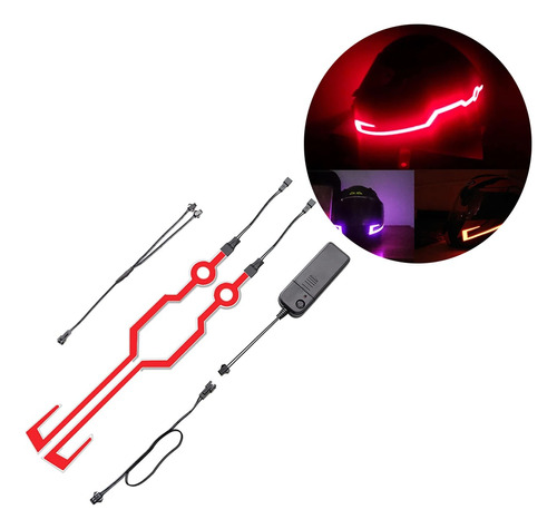 Luces Led Para Casco Motocicleta Luz De Seguridad